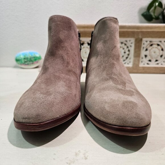 Sam Edelman Womens Sz 8.5 M Petty Suede Booties Western Comfort Casual Boots - Picture 5 of 11
